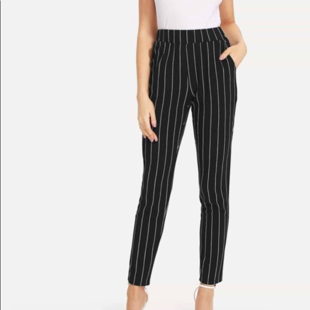 NY&C elegant striped pants